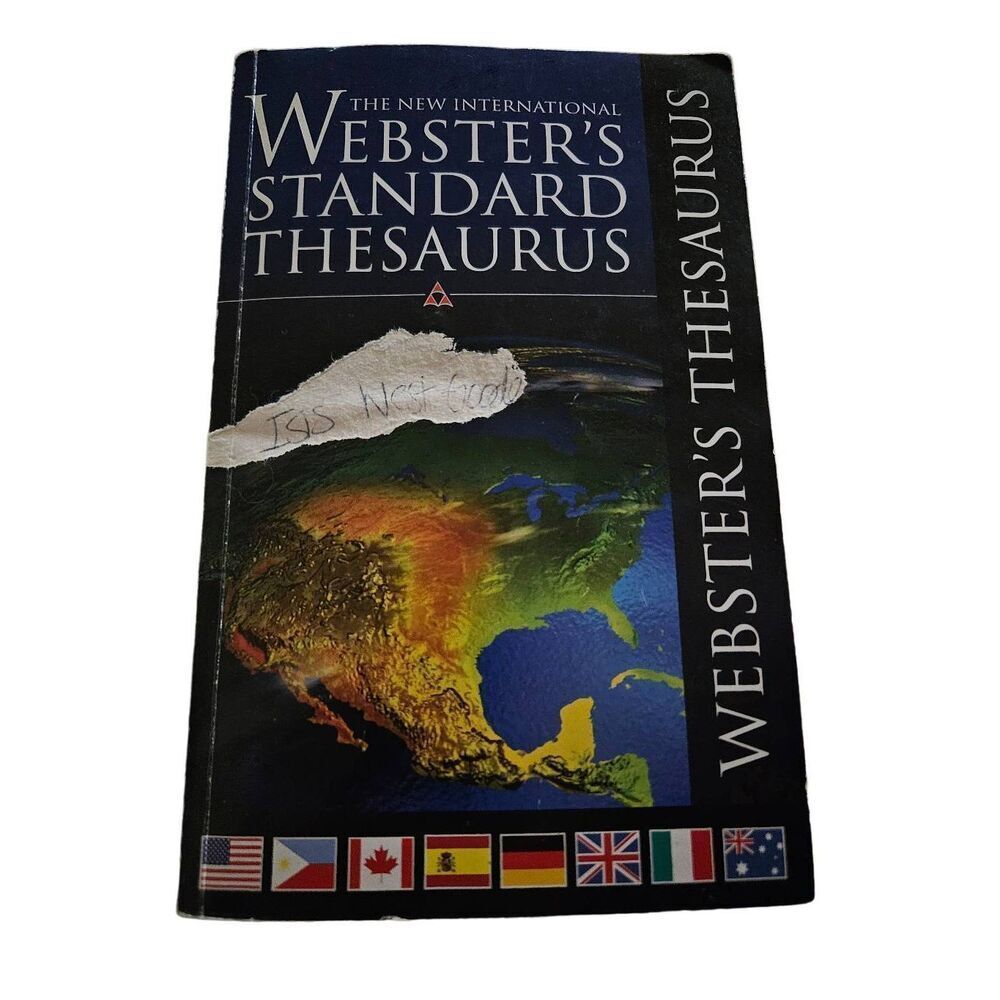 Websters standard Thesaurus by trident reference publishing books